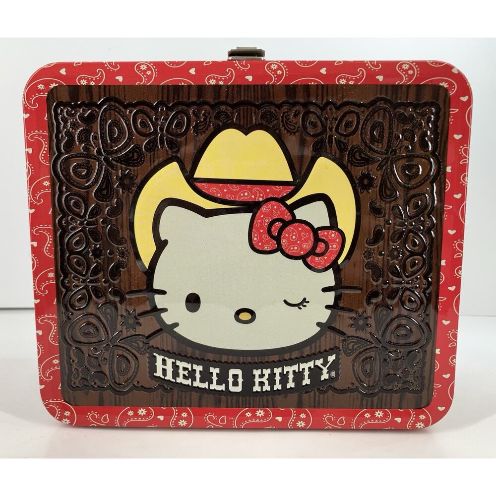 Loungefly Hello Kitty Cowgirl Western Theme Lunchbox 2010
